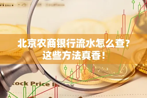 北京农商银行流水怎么查？这些方法真香！
