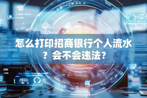 怎么打印招商银行个人流水？会不会违法？