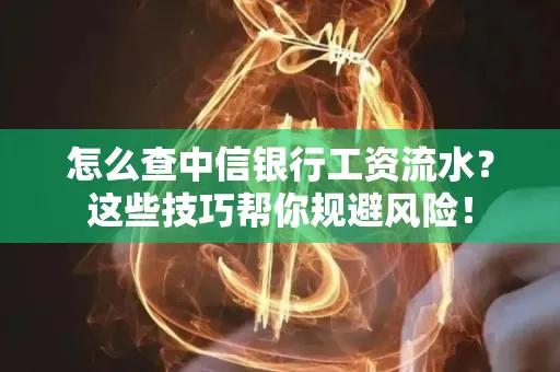 怎么查中信银行工资流水？这些技巧帮你规避风险！