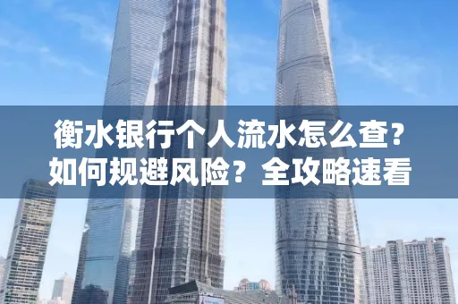 衡水银行个人流水怎么查？如何规避风险？全攻略速看